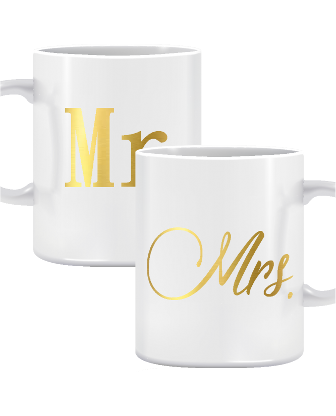 puodeliai Mr / Mrs